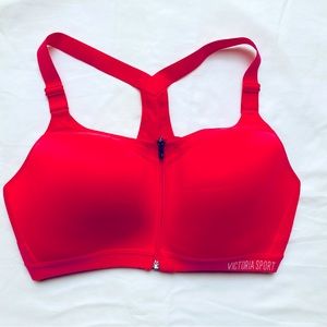 Victoria Sport SZ 38D Incredible Lightweight Max Support Front Closure! CoralNew